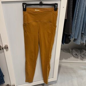 Lululemon Mustard Yellow Leggings size 4